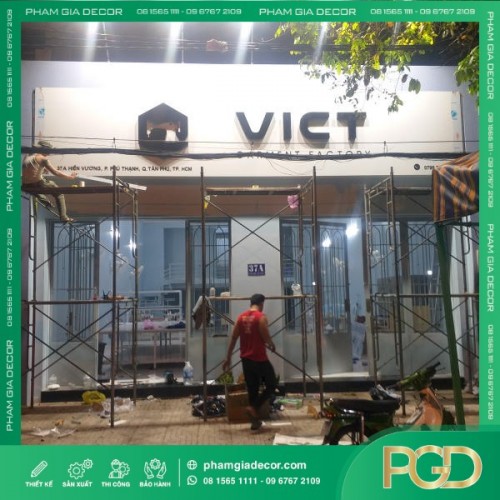 Làm bảng hiệu quận Gò Vấp Thiết kế thi công bảng hiệu chuyên nghiệp