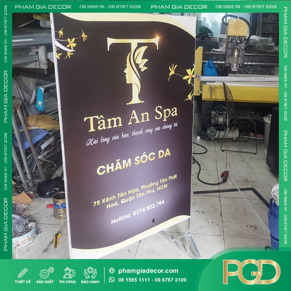 dịch vụ làm bảng hiệu giá rẻ hóc môn
