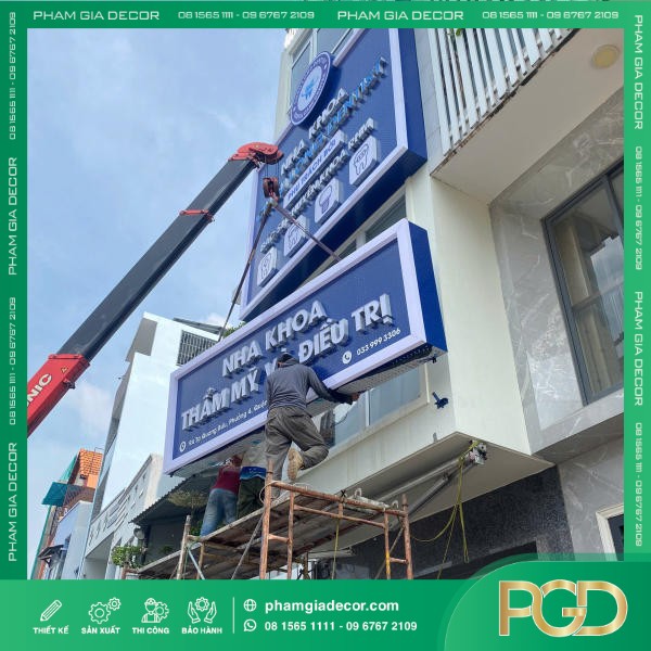 Làm Bảng Hiệu Quận 5 Thi Công Bảo Dưỡng Vệ Sinh Sửa Chữa Tại Chỗ