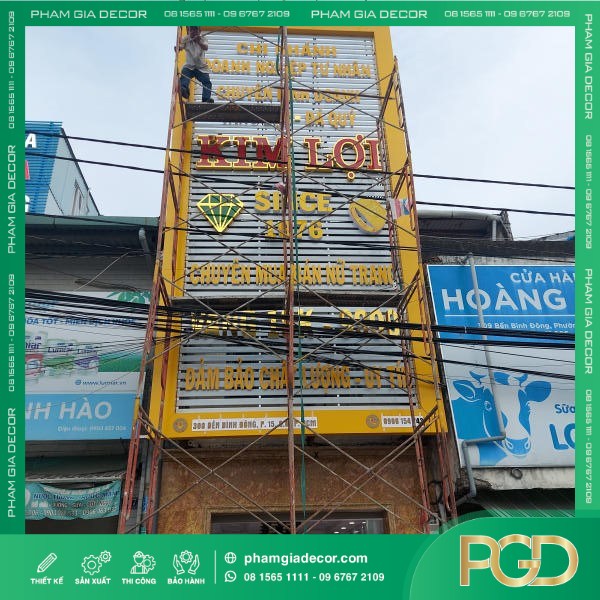 đơn vị thi công bảng hiệu quận tân bình