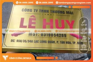 Làm Bảng Tên Cty Giá Rẻ