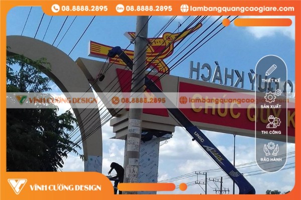 Một Số Mẫu Cổng Chào Giá Rẻ Đẹp, Được Ưa Chuộng
