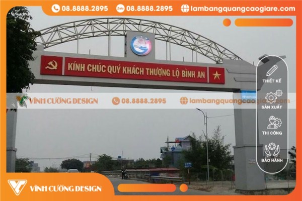 Quy Trình Thi Công Cổng Chào Giá Rẻ