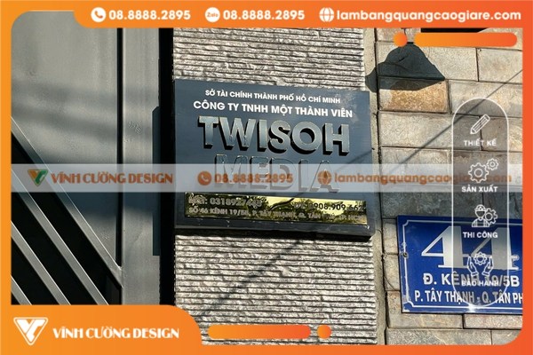 Vì Sao Doanh Nghiệp Nên Làm Bảng Tên Công Ty Giá Rẻ?