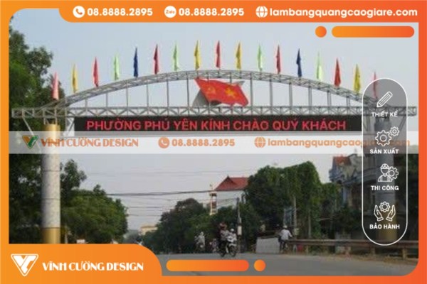 Vì Sao Nên Làm Cổng Chào Giá Rẻ?