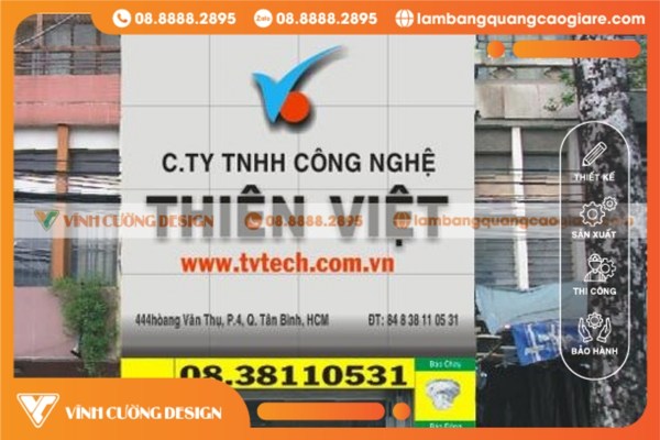 Thi công làm bảng quảng cáo