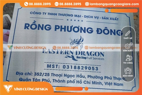 Lợi ích khi sử dụng bảng tên phòng chỉ dẫn Inox chất lượng cao