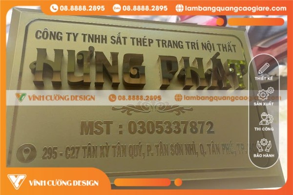 Lưu ý khi lựa chọn thi công lắp đặt bảng tên phòng chỉ dẫn Inox
