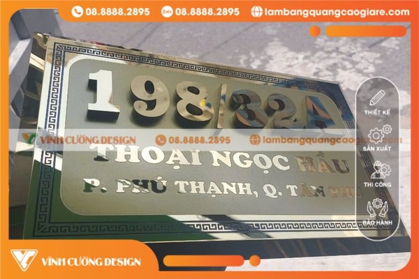Quy trình thi công lắp đặt bảng tên phòng chỉ dẫn Inox chuẩn chuyên nghiệp