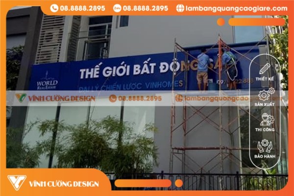 Tại sao nên chọn làm bảng hiệu bất động sản giá rẻ?