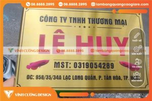 Thi Công Lắp Đặt Bảng Tên Phòng Chỉ Dẫn Inox Lấy Ngay