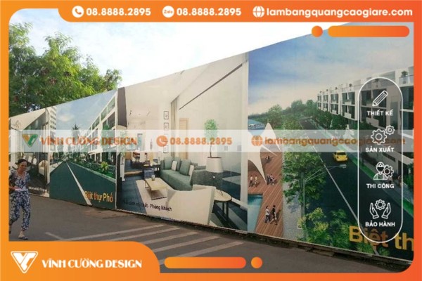 Thi công bảng hiệu công trình, biển chỉ dẫn, hàng rào công trình là gì?