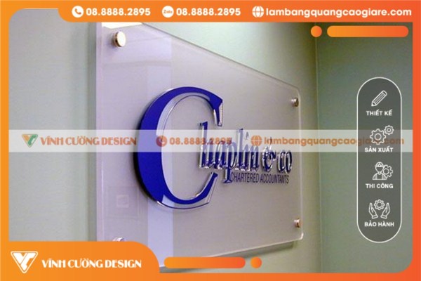 Vì sao thi công bảng hiệu kiếng được ưa chuộng?