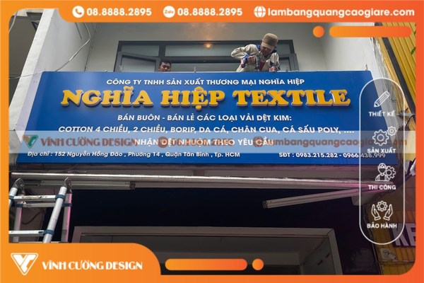 Ứng dụng thực tế của bảng hiệu Alu chữ nổi