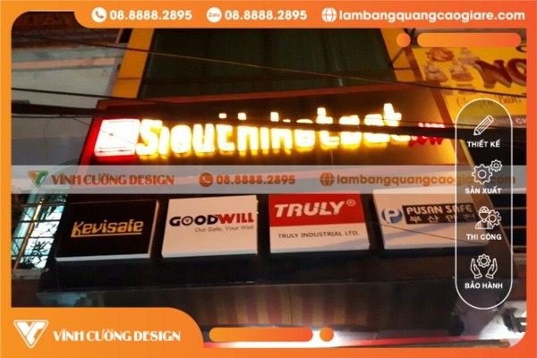 Ưu điểm vượt trội của bảng hiệu Alu chữ nổi