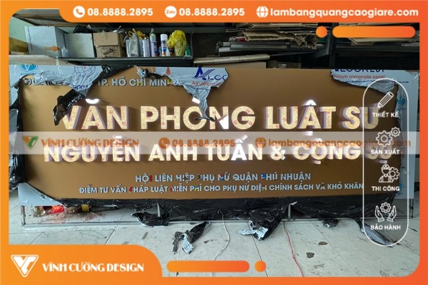 Quy trình thiết kế & thi công bảng hiệu đèn LED giá rẻ chuyên nghiệp