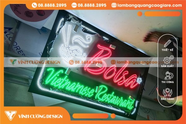 Ứng dụng thực tế của bảng hiệu đèn LED trong kinh doanh
