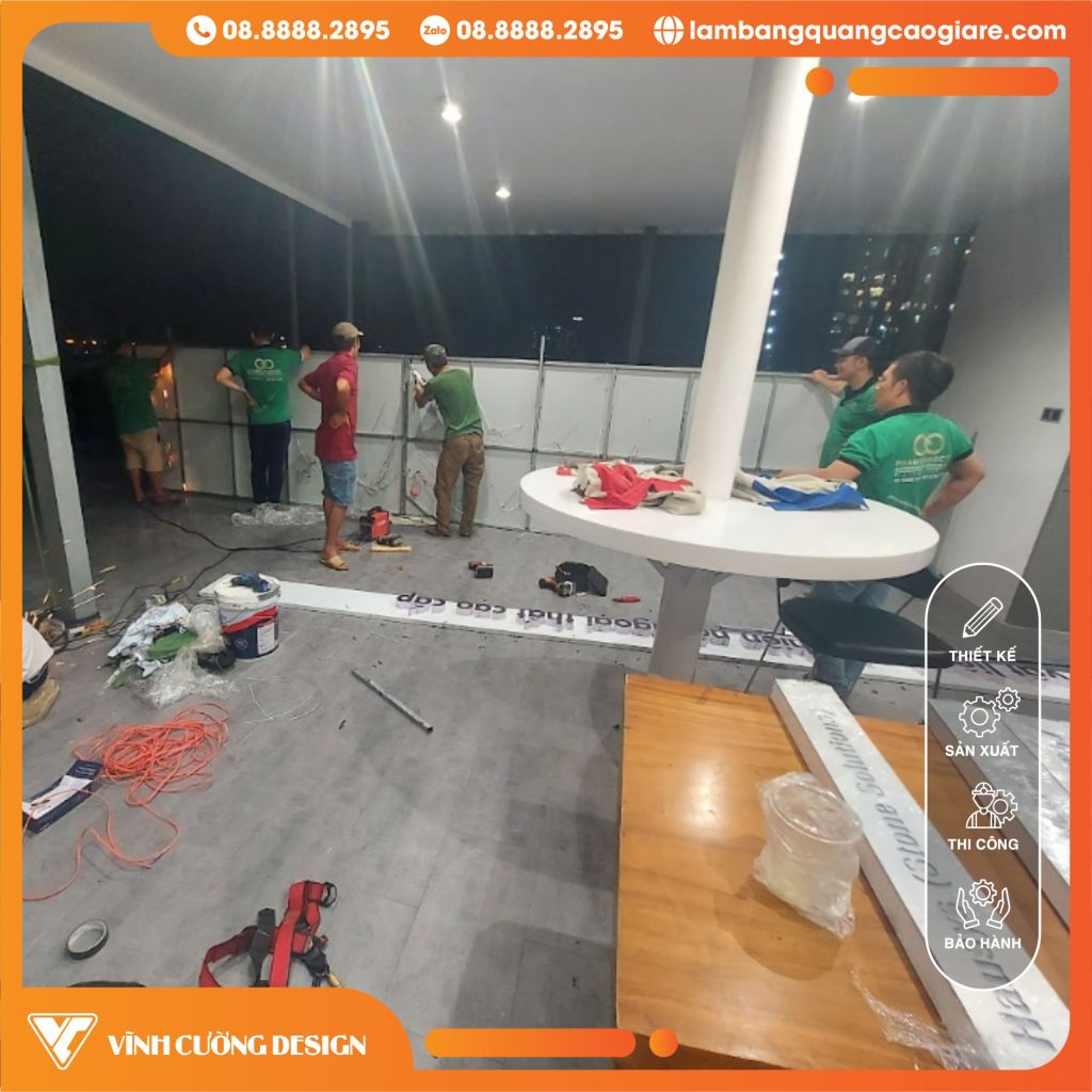 Thi công làm bảng hiệu tiệm vàng cao cấp 2026 1 Quy trình thi công thiết kế bảng hiệu tiệm vàng cao cấp