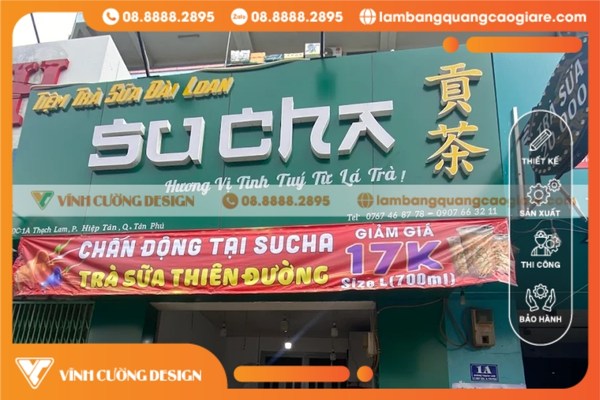 Các bước đặt thiết kế làm bảng hiệu quận Tân Phú tại Vĩnh Cường Design