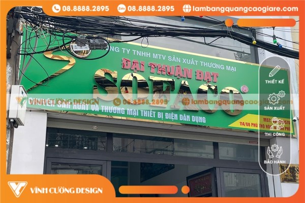 Tại sao nên chọn Vĩnh Cường Design để làm bảng hiệu Công ty?