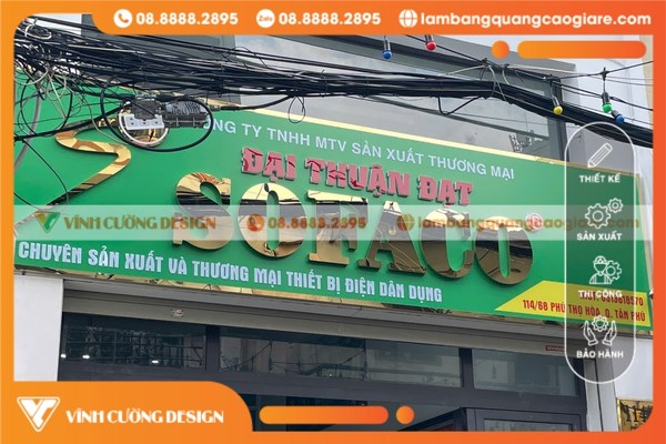 Ưu điểm khi lựa chọn làm bảng hiệu Tân Phú trong quảng cáo