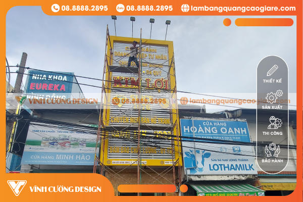 làm bảng hiệu tiệm vàng
