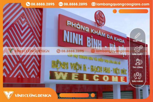 bảng hiệu hộp đèn 1 mặt