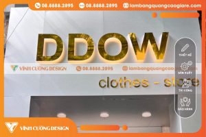 Bảng hiệu quảng cáo đẹp và hiện đại