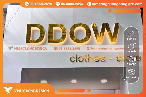 Bảng hiệu quảng cáo đẹp và hiện đại