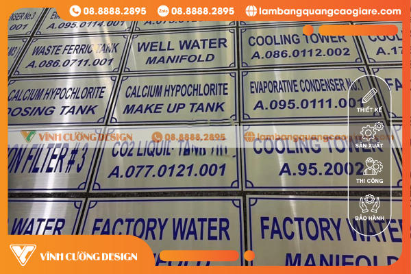 bảng tên công ty inox in uv