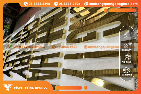 báo giá gia công chữ inox