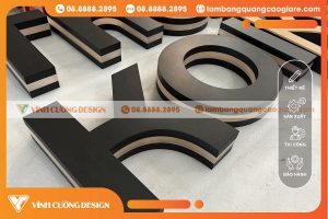 các loại chữ inox phổ biến nhất hiện nay