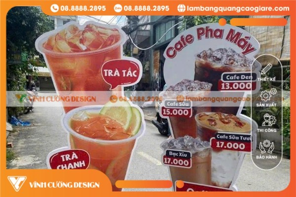 Đơn vị làm bảng hiệu quảng cáo đứng đẹp giá rẻ