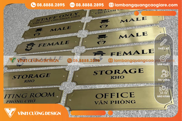 mẫu bảng tên in uv giá rẻ