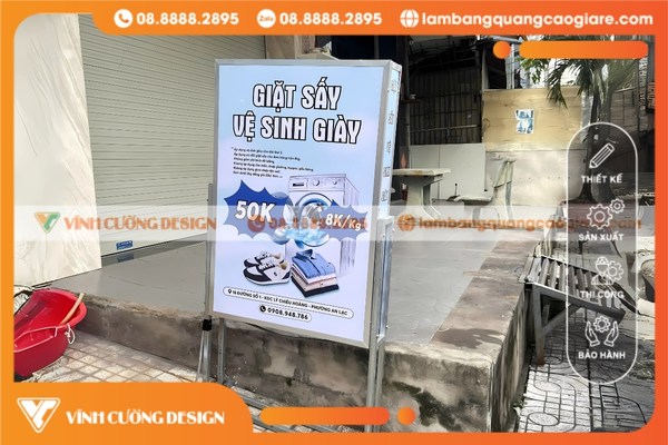 Mẫu Hộp Đèn Đứng 2 Mặt Đẹp Giá Rẻ Mới Nhất Hiện Nay