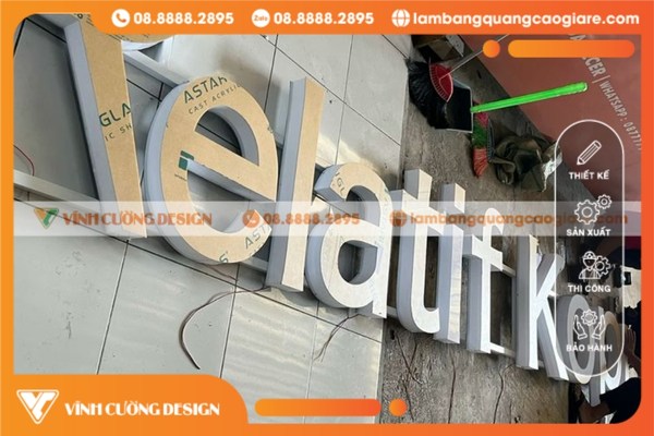 Quy trình sản xuất chữ Alu giá rẻ uy tín