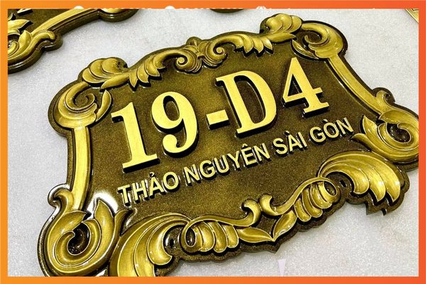 Bảng giá tham khảo cho các mẫu bảng số nhà đẹp