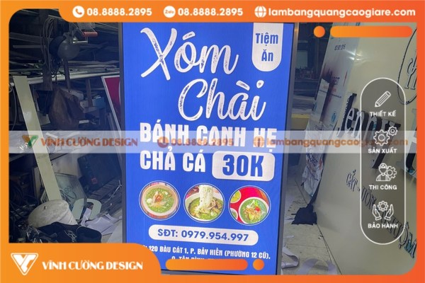 Báo giá hộp đèn bạt không gân giá rẻ