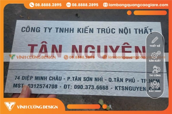 Các loại mẫu bảng Alu in UV phổ biến