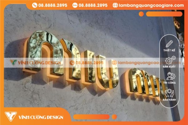 CHỮ INOX TRẮNG GƯƠNG SANG TRỌNG BỀN ĐẸP
