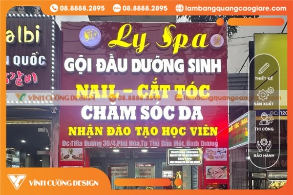 Đơn vị làm bảng hiệu quảng cáo Bình Dương uy tín chất lượng