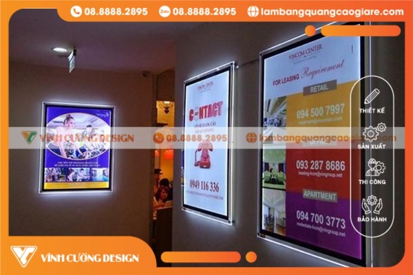 Lợi ích nổi bật của hộp đèn siêu mỏng giá rẻ Vĩnh Cường Design