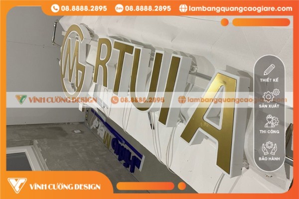 Lưu ý khi chọn đơn vị thi công chữ Alu giá rẻ uy tín