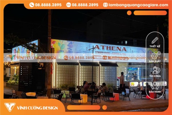 Mẫu Bảng Hiệu Cafe Đẹp Sang Trọng