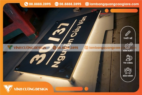 Mẫu bảng số nhà đẹp giá rẻ