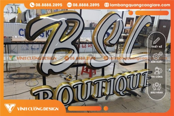 Mẫu Chữ Nhôm Đẹp Giá Rẻ Chất Lượng Cao