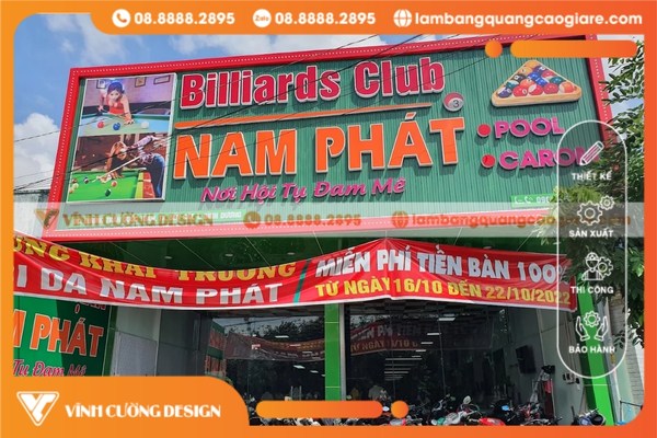 Quy trình làm bảng hiệu quảng cáo Bình Dương đơn giản dễ dàng