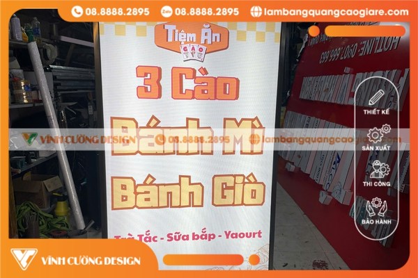 Quy trình sản xuất mẫu hộp đèn 3M giá rẻ chuyên nghiệp