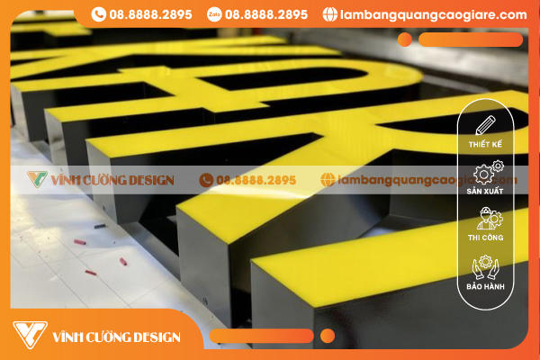 gia công chữ nhôm giấu viền