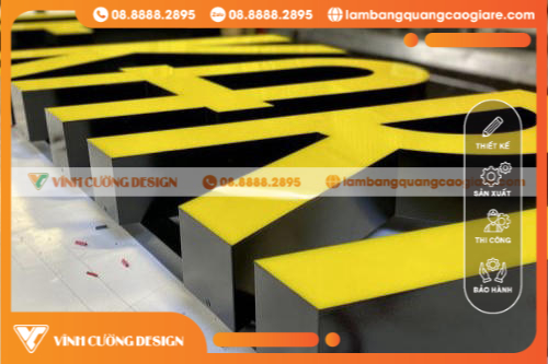 gia công chữ nhôm giấu viền